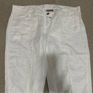 White Linen Richmond Capris